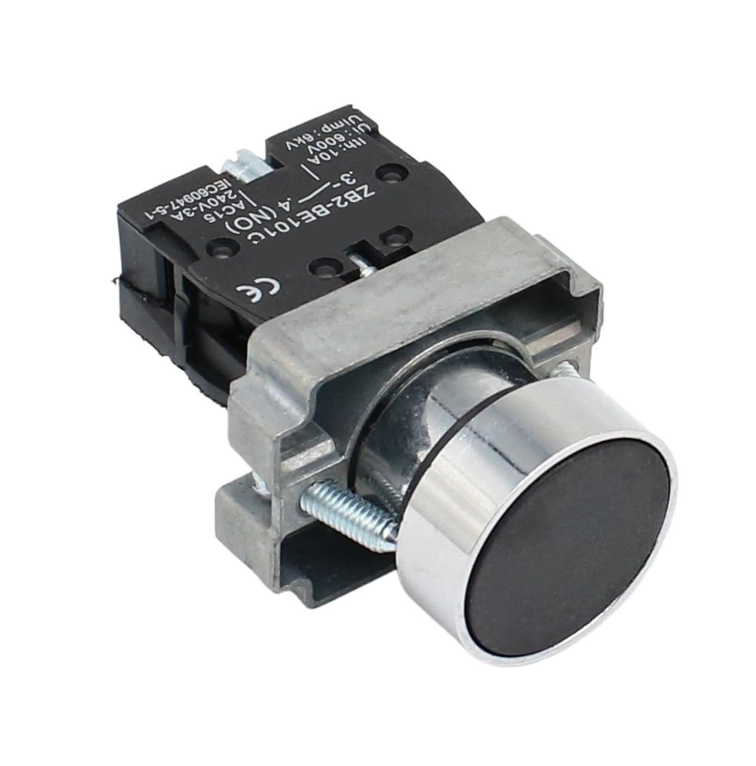 KLVN 22Mm XB2-BA31 XB2-BA42 Momentary Push Button Switch 10A 240V~3A Circular Small Size Flat round Panel NC/NO (Color : XB2 BA 51)