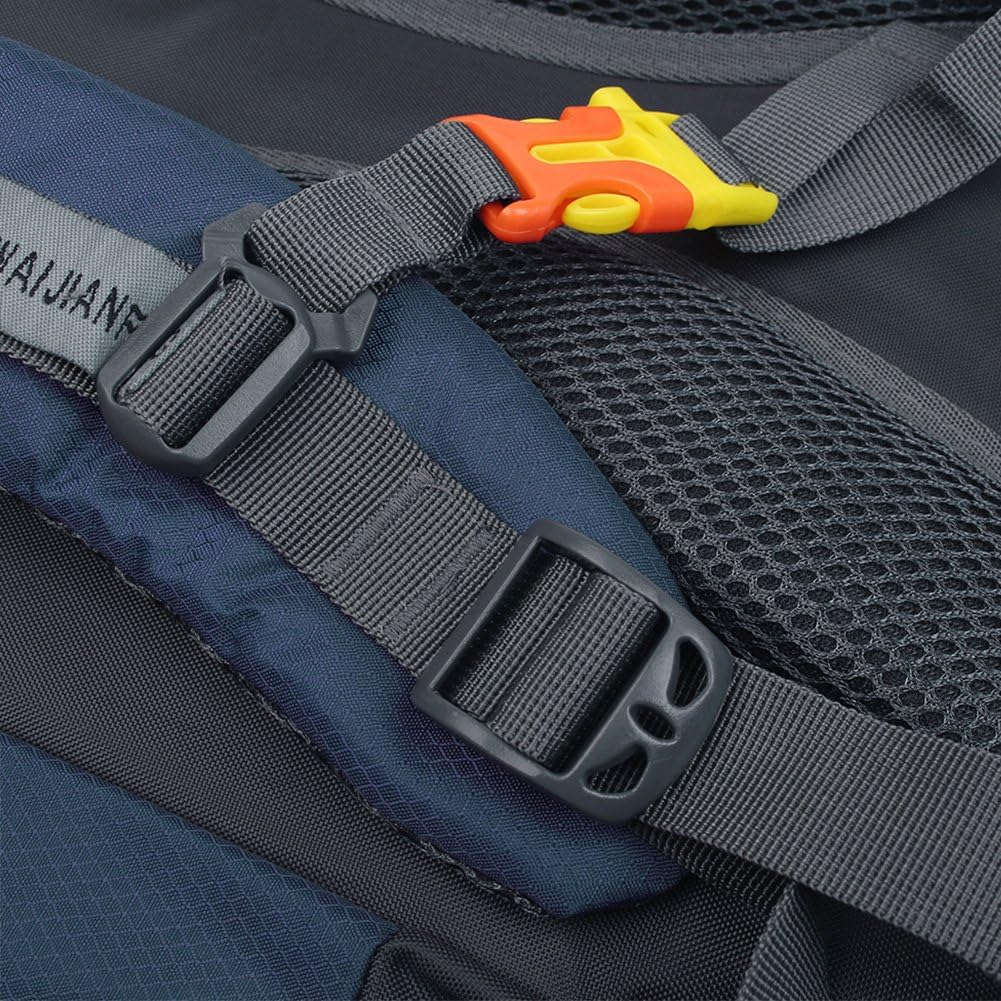 50 Liter Backpack, Great for Outdoor Sport, Hiking, Trekking, Camping Travel, Mountain Climbing. Waterproof Mountaineering Bag, Travel Climbing Daypacks, Knapsack, Rucksack - Aquamarine image number 4