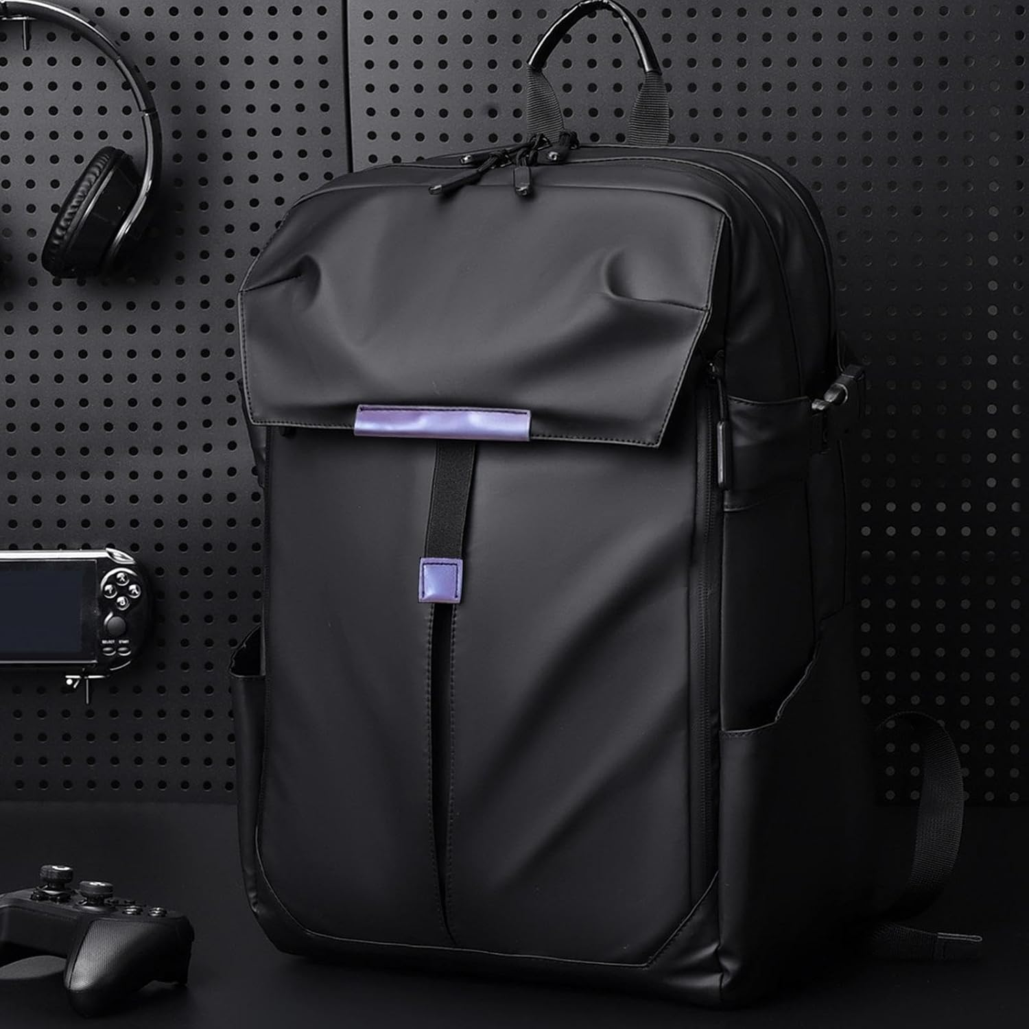 Motorcycle Helmets Bag - Motorbike Helmets Bag Reflective - Travel Laptop Rucksack Helmets Storage Bag Hiking Backpack Motorbike Helmets Bag image number 3