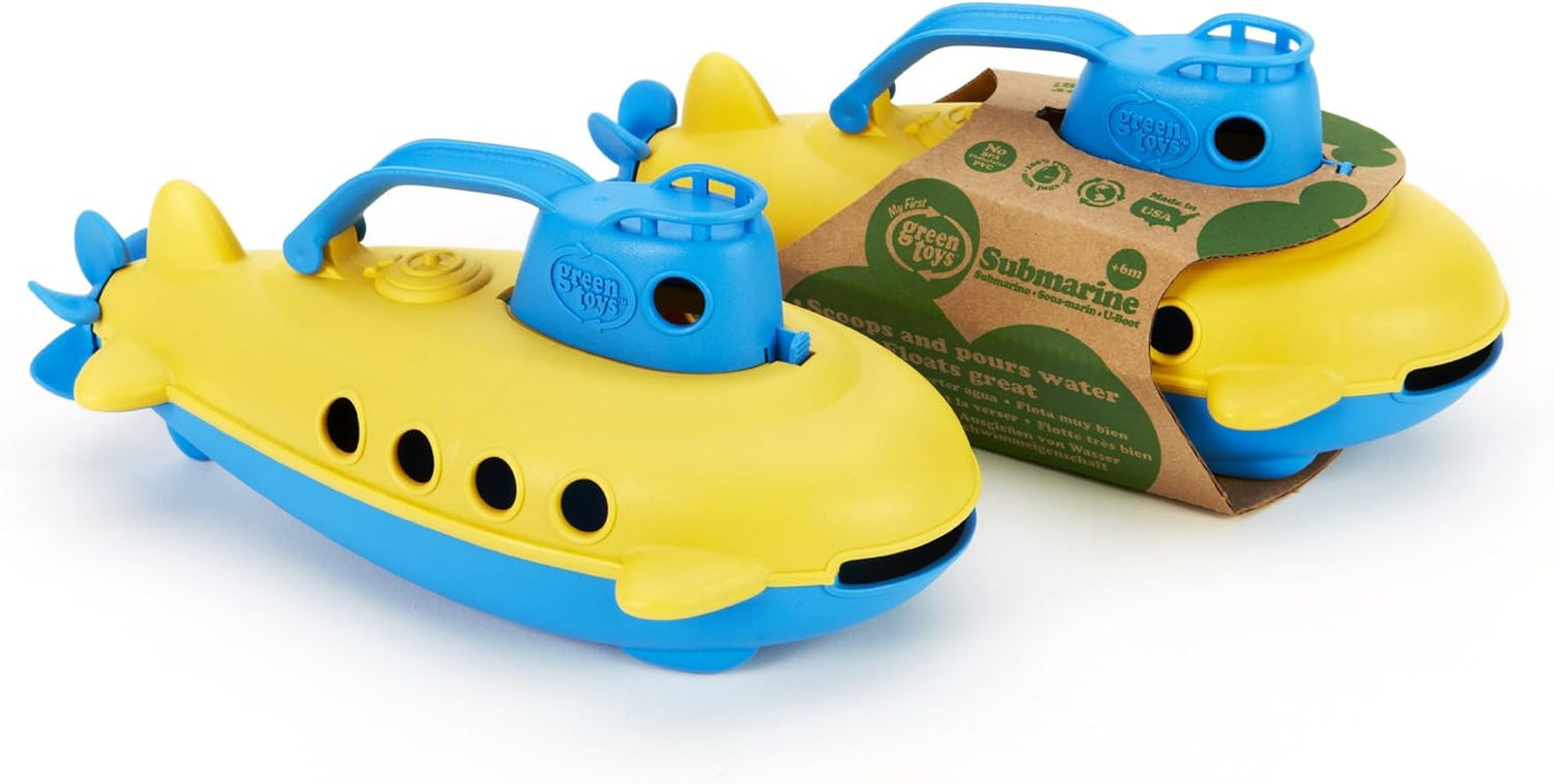 Green Toys - Submarine - Blue Cabin image number 1