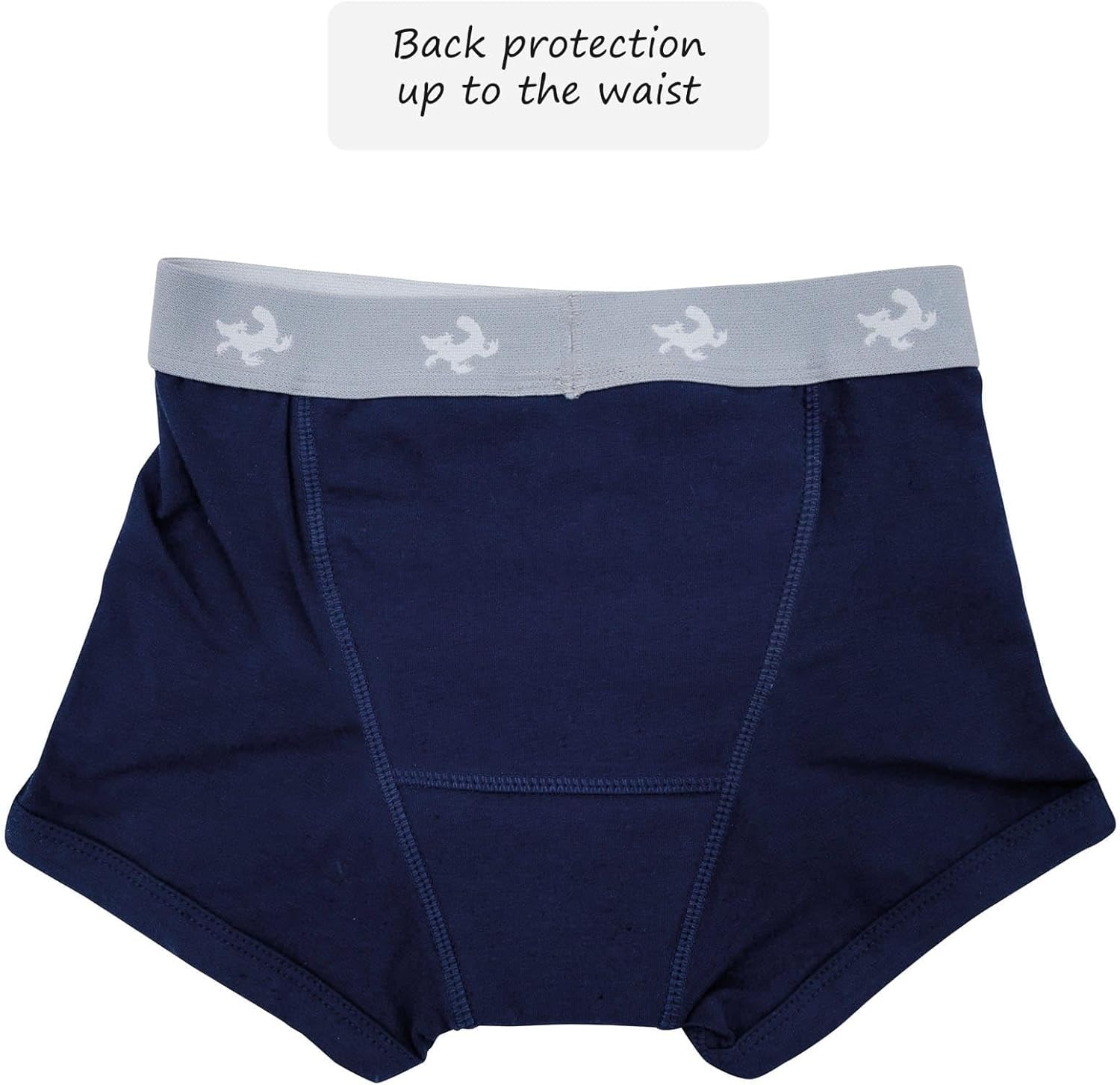 Conni Kids Tackers Sports Washable Pull up Boxer Pants for Toilet Training and Youth Incontinence - 3 Pack - Navy 4-6 image number 2