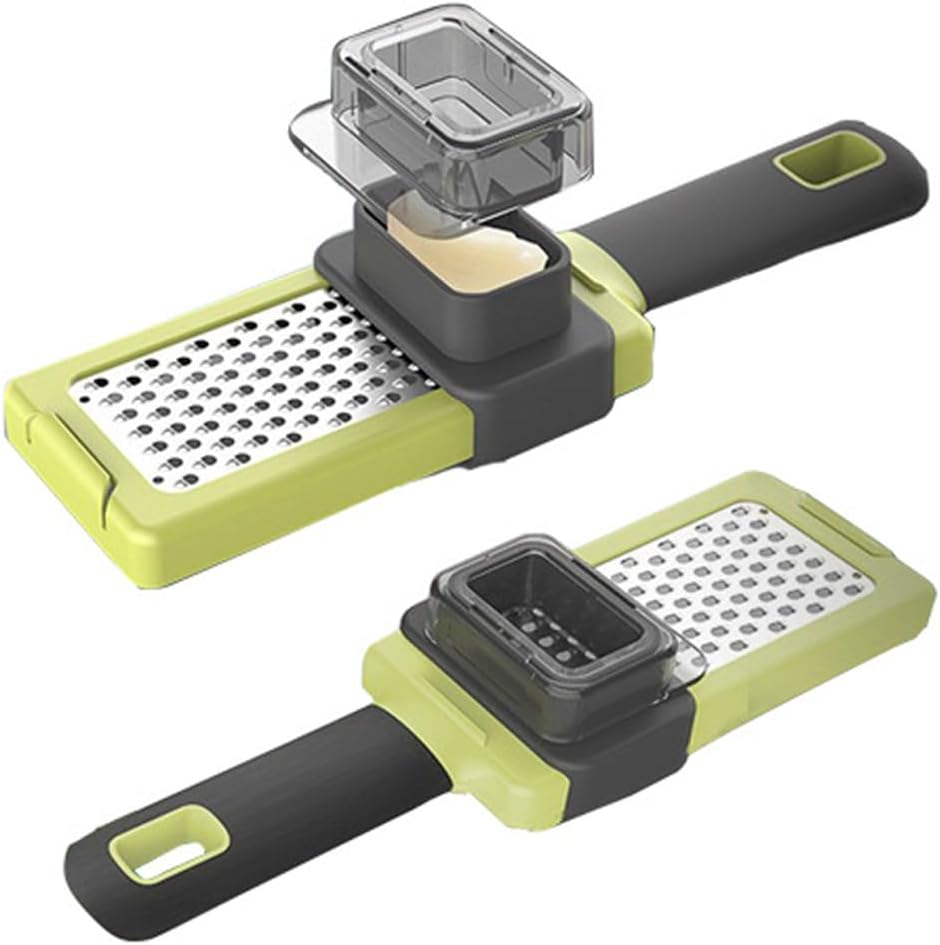 AIMALL 2-Piece Multifunctional Manual Garlic Grinder, Durable Kitchen Gadget for Garlic, Vegetables, Easy-Clean 8-Inch Stainless Steel Tool image number 5