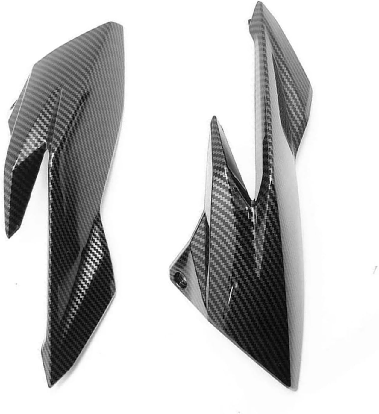 For CB 500F 2016-2018 2Pcs Motorcycle Fairing Trim Frame Cover Carbon Fiber Fairings Front Side Tank Air Vent Accessories image number 1