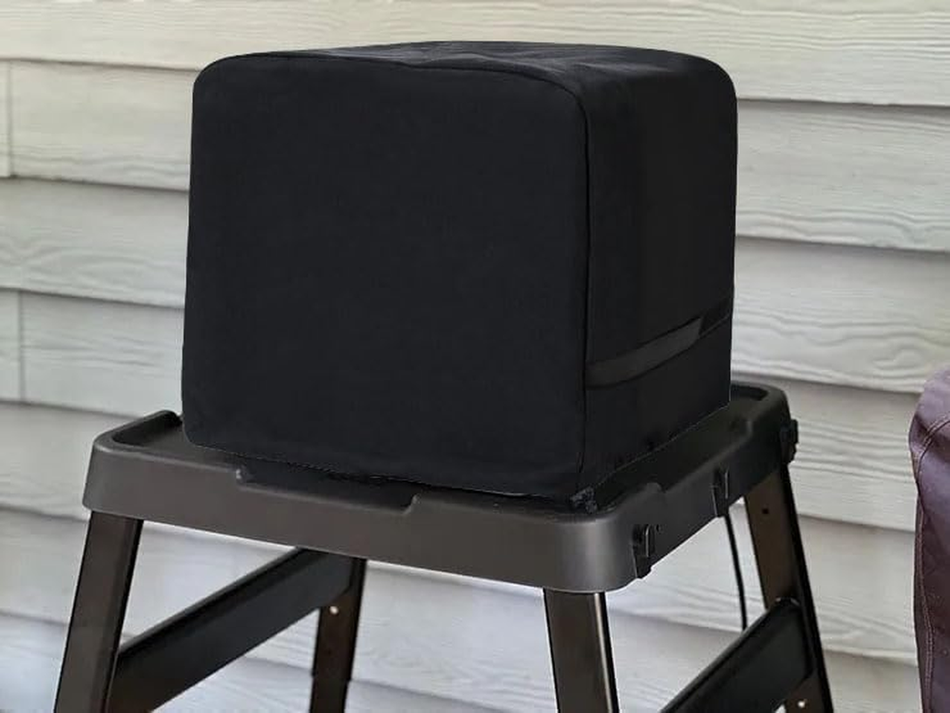 Waterproof Cover for Ninja Woodfire Outdoor Oven OO101 Series, Pizza Oven Cover with Adjustable Drawstrings and Elastic Bands, Black (Cover Only) (Fit for the Oven) image number 5