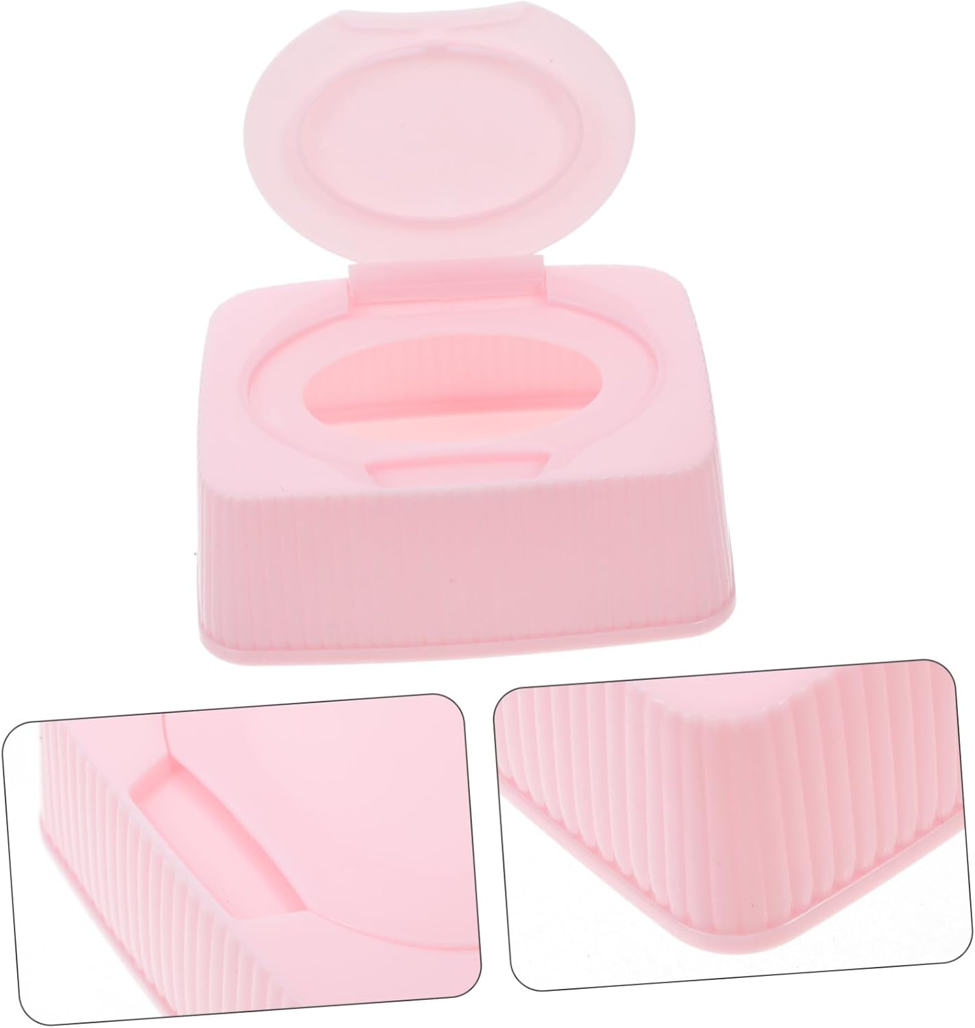 CANIGHT Multifunctional Wipes Dispenser Storage Box for Makeup Wipes Dustproof Moist Easy Pullout for Home Travel image number 4