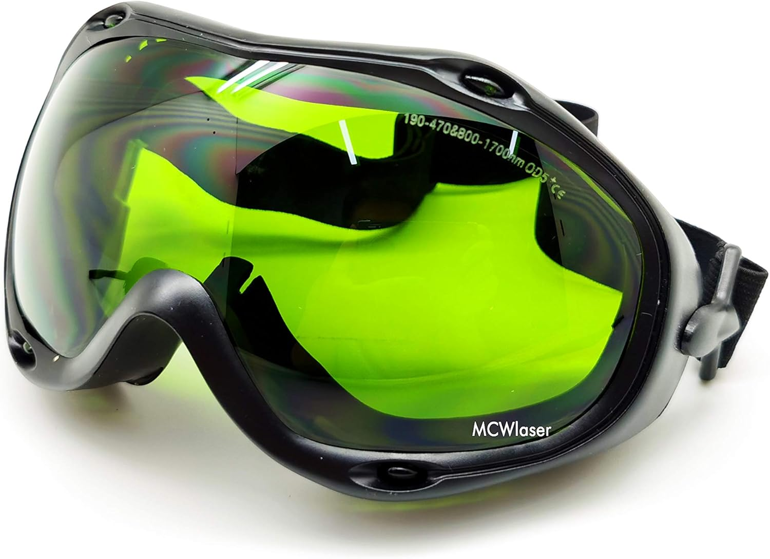 Mcwlaser Laser Safty Protective Goggles Glasses 190-470 & 800-1700Nm Typical for 355Nm 405Nm 445Nm 808Nm 810Nm 980Nm 1064Nm 1470Nm 1550Nm Absorption Type EP-8 Style 10 image number 1
