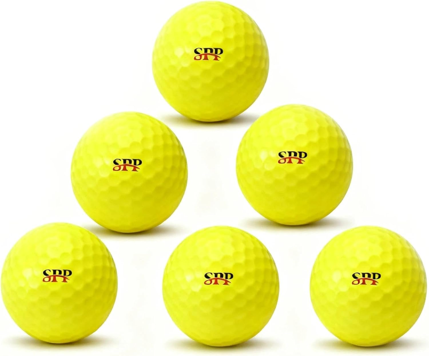 SPP Golf Balls for Practice & Competition, Durable&Double Layer，Premium High Elasticity Rubber Core for Golfers， Training Golf Balls for Indoor Outdoor image number 1
