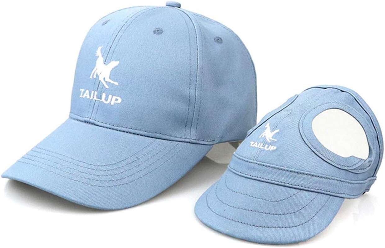 FAMKIT Dog Hat, Pet Baseball Cap, Sports Hat, Dog Mom Dad Family Matching Baseball Cap, Dog Hats, Sun Protection Hats with Ear Holes and Adjustable Strap image number 3