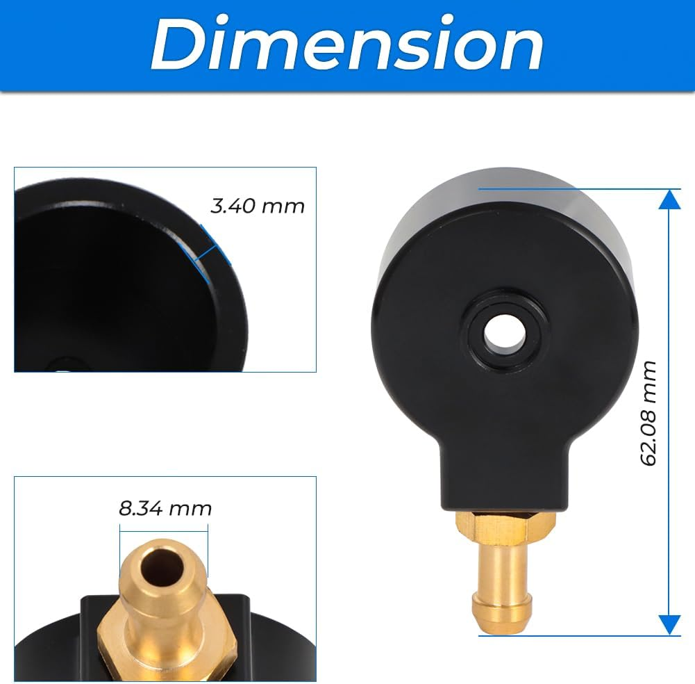 AUTOVIC Fuel Filter Inlet Pump Cover Kit for Mercury Inline 6-Cylinder Outboards 90HP 115HP 140Hp 20Hp Replace Nuber for 35-91078A1, Automotive Replacement Parts image number 6