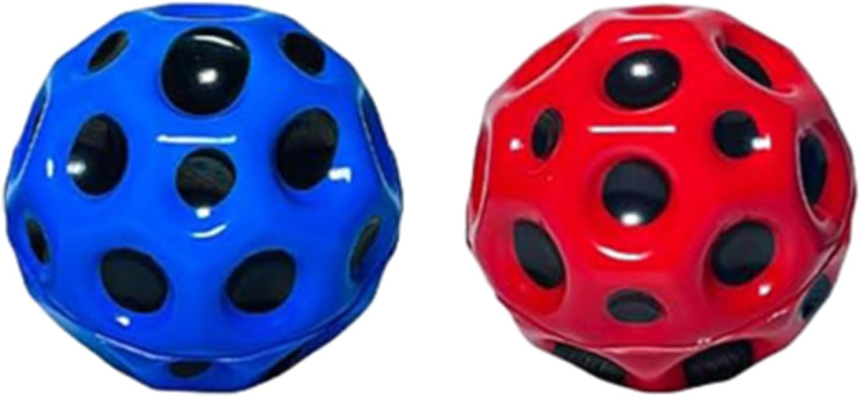 Space Balls Extreme High Bouncing Ball Meteor Space Ball,Rubber Bounce Ball Sensory Ball,Cool Tiktok Pop Bouncing Training Ball for Indoor Outdoor Play,Easy to Grip & Catch