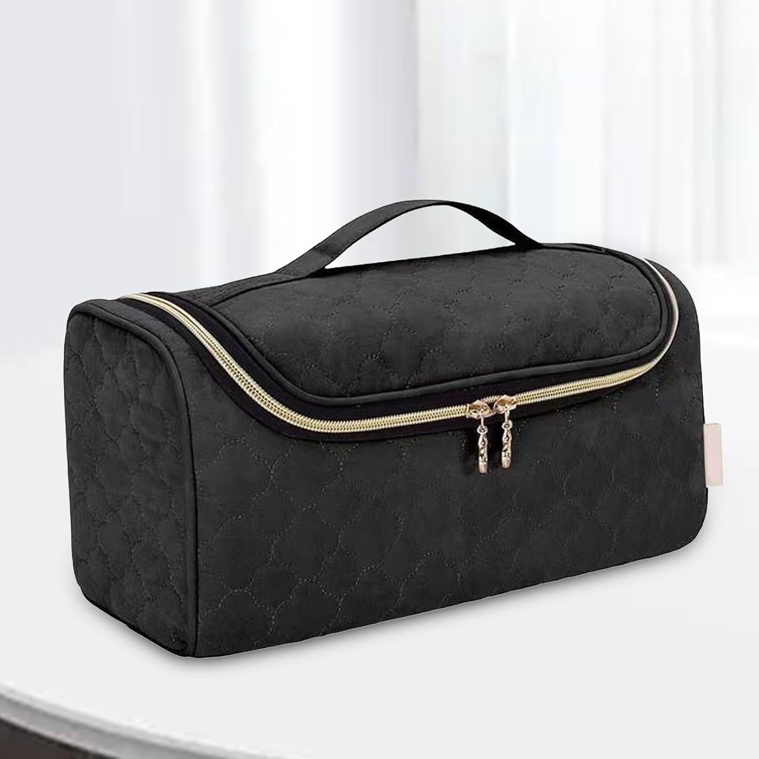 Generic Hair Curler and Accessories Storage Bag, Hair Tools Organizer, Protection Travel Case for Styler and Attachments Portable, Black image number 2