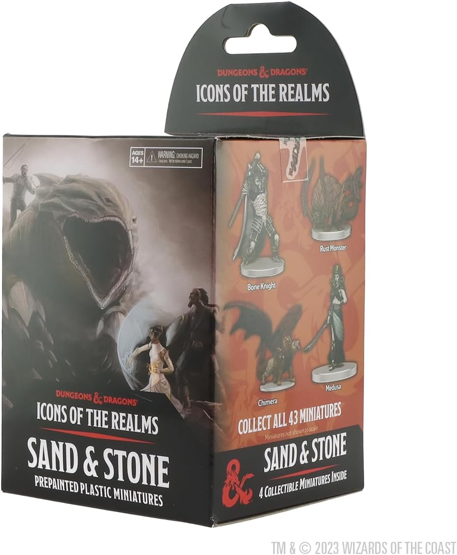 Wizkids D&D Icons of the Realms - Sand & Stone Booster Brick image number 1