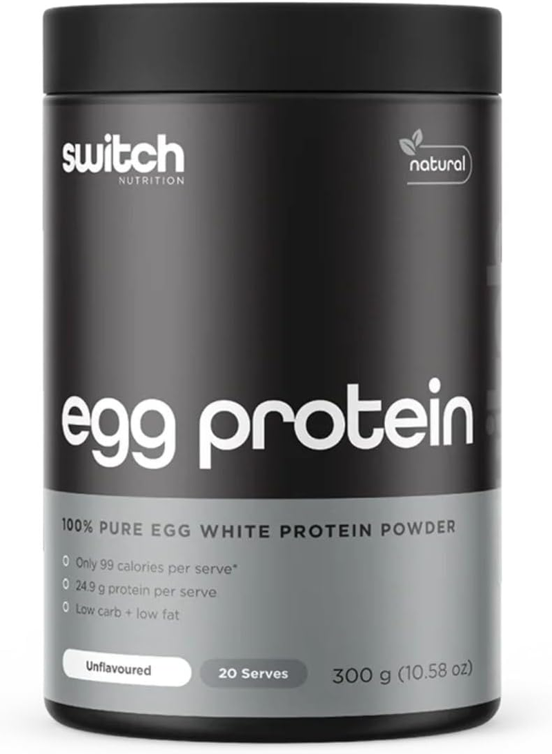 Switch Nutrition Egg White Protein 300Gm Unflavoured image number 3