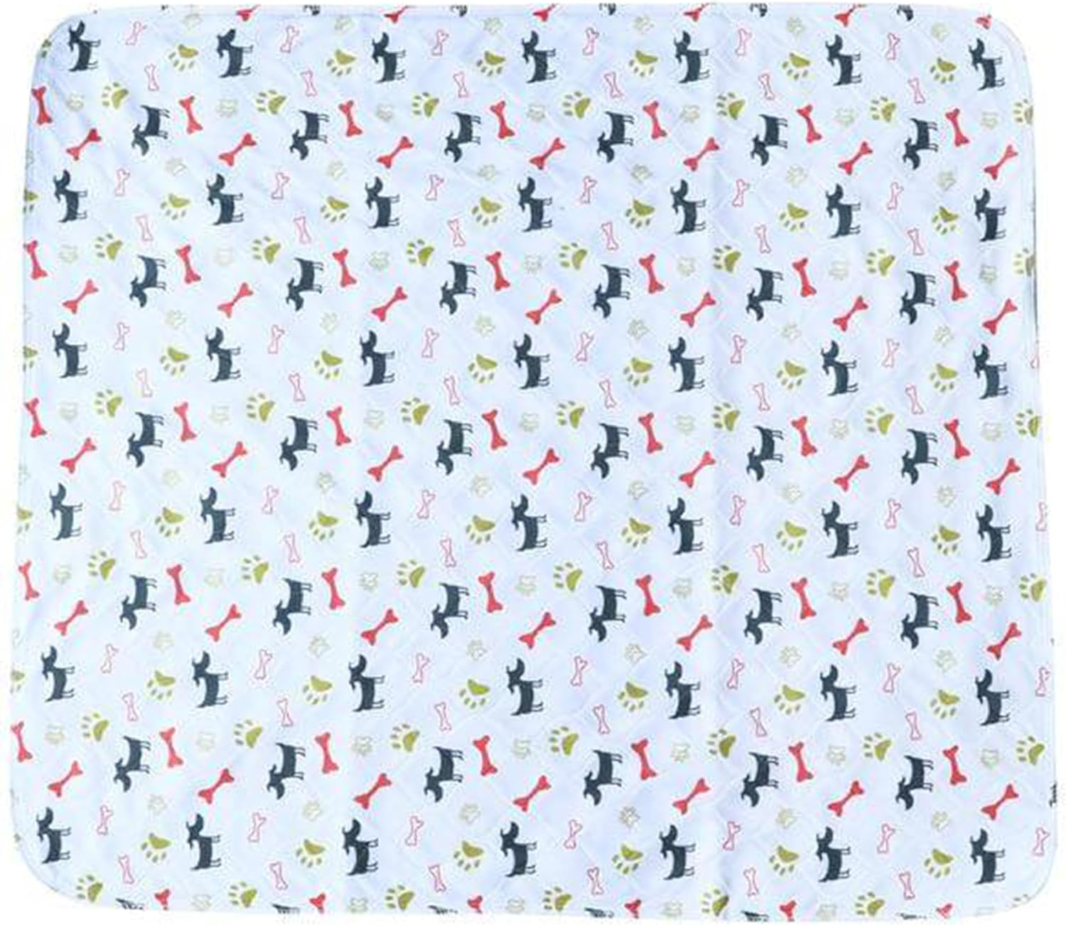 Washable Dog Pee Pads - Waterproof & Reusable Puppy Pads - Durable & Ultra Absorbent Dog Pee Mat White - Perfect for Training & Comfort 28" X 32" Medium (M) image number 2