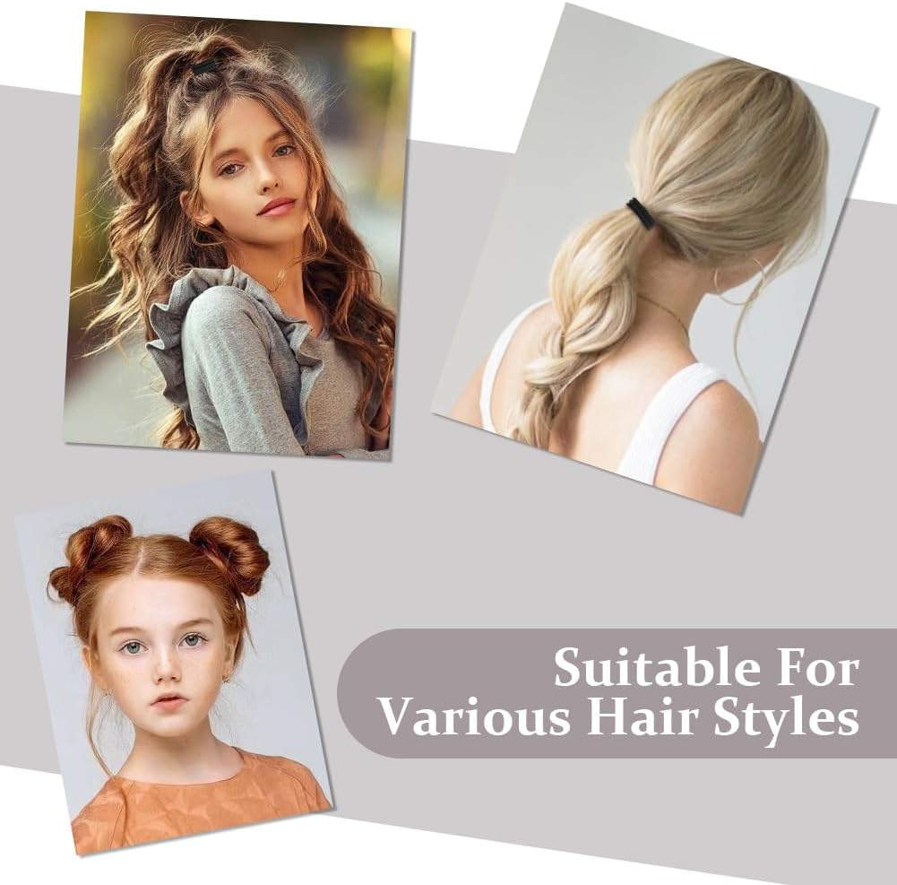 ACWOO Hair Bands, Hair Bobbles for Women and Girls, Elastic Braid Elastic, Cotton Bands for Thick Hair, Curly Hair, Long Hair, Short Hair and Wavy Hair, Pack of 8 image number 1