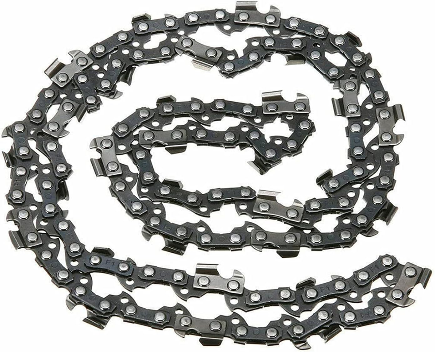 Acbbmns 3Pcs 14" Chainsaw Chains Blade Saw Replacement Semi Chisel, 3/8" Pitch .050" Gauge, 52 Drive Links