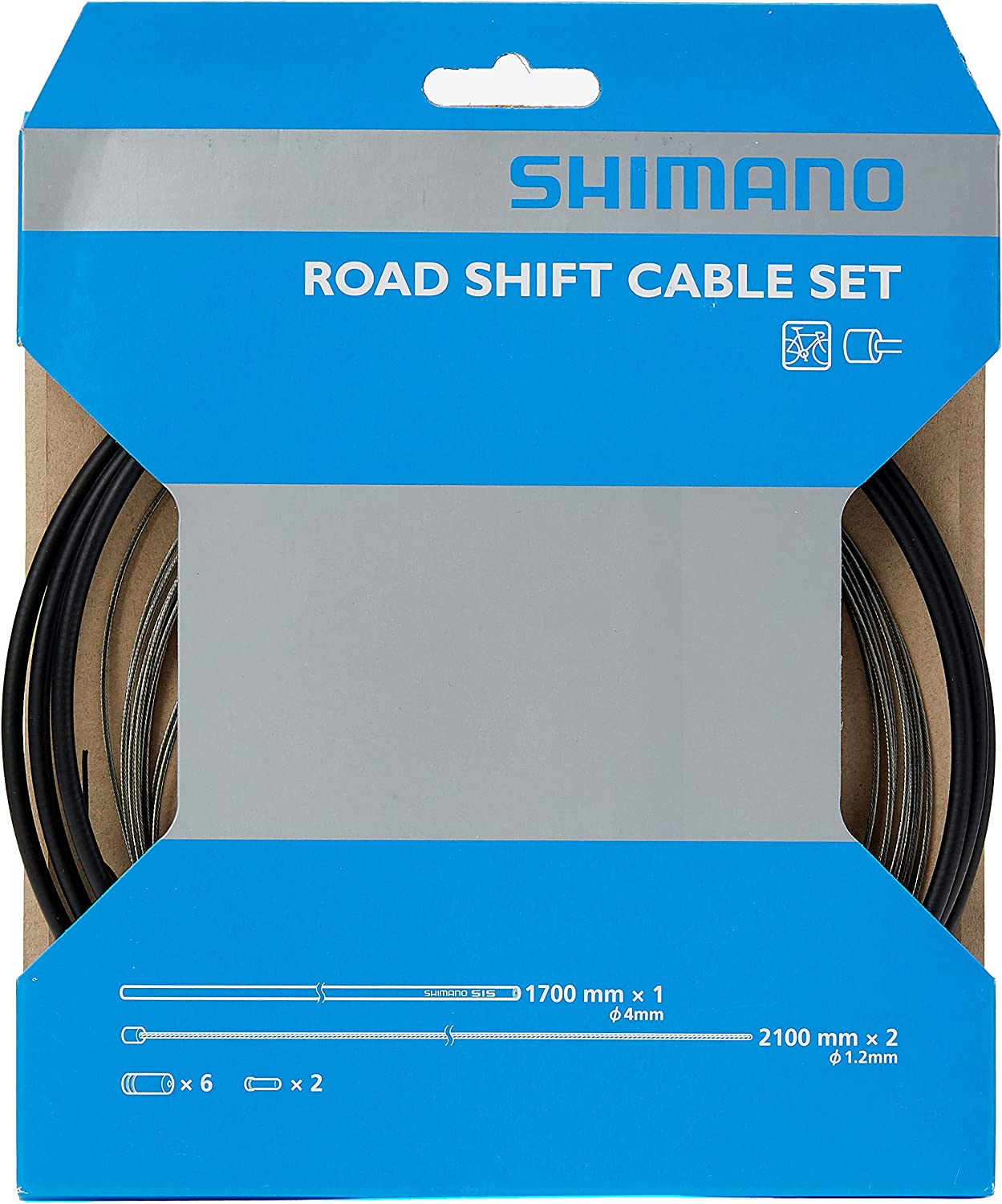 Shimano Road Gear Cable Set, Steel image number 3