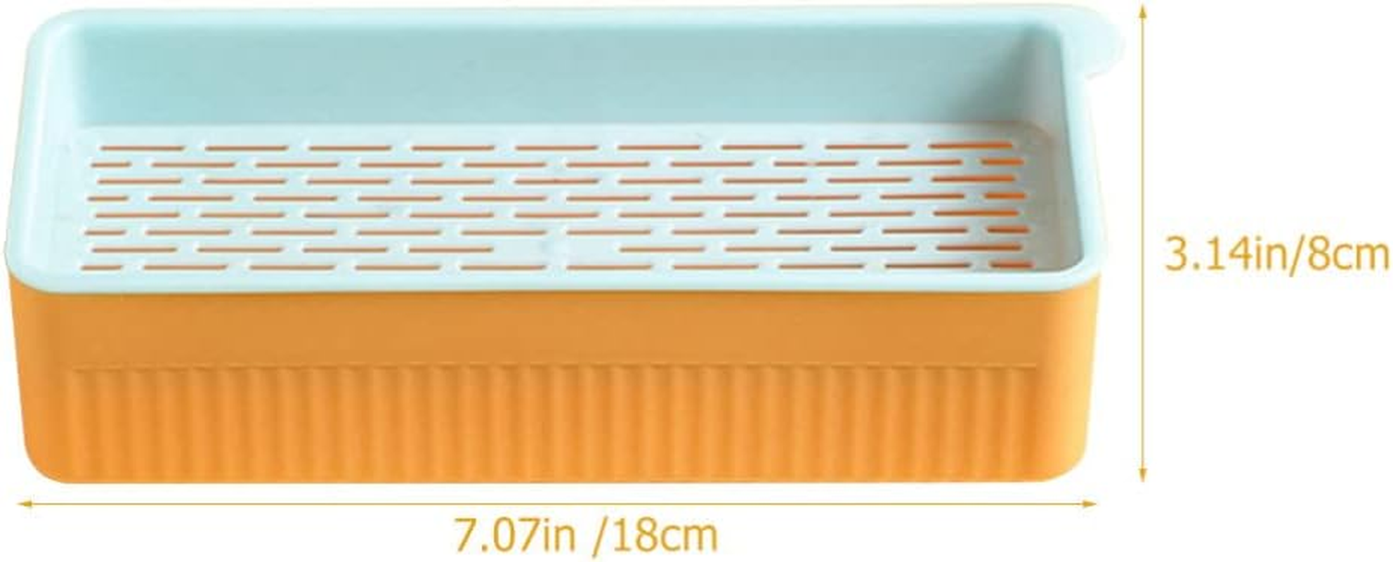 PATKAW Cat Grass Planter Germination Trays 3 Pieces Germination Trays Wheatgrass Cat Grass Box Cat Grass Germination Tray for Garden image number 6