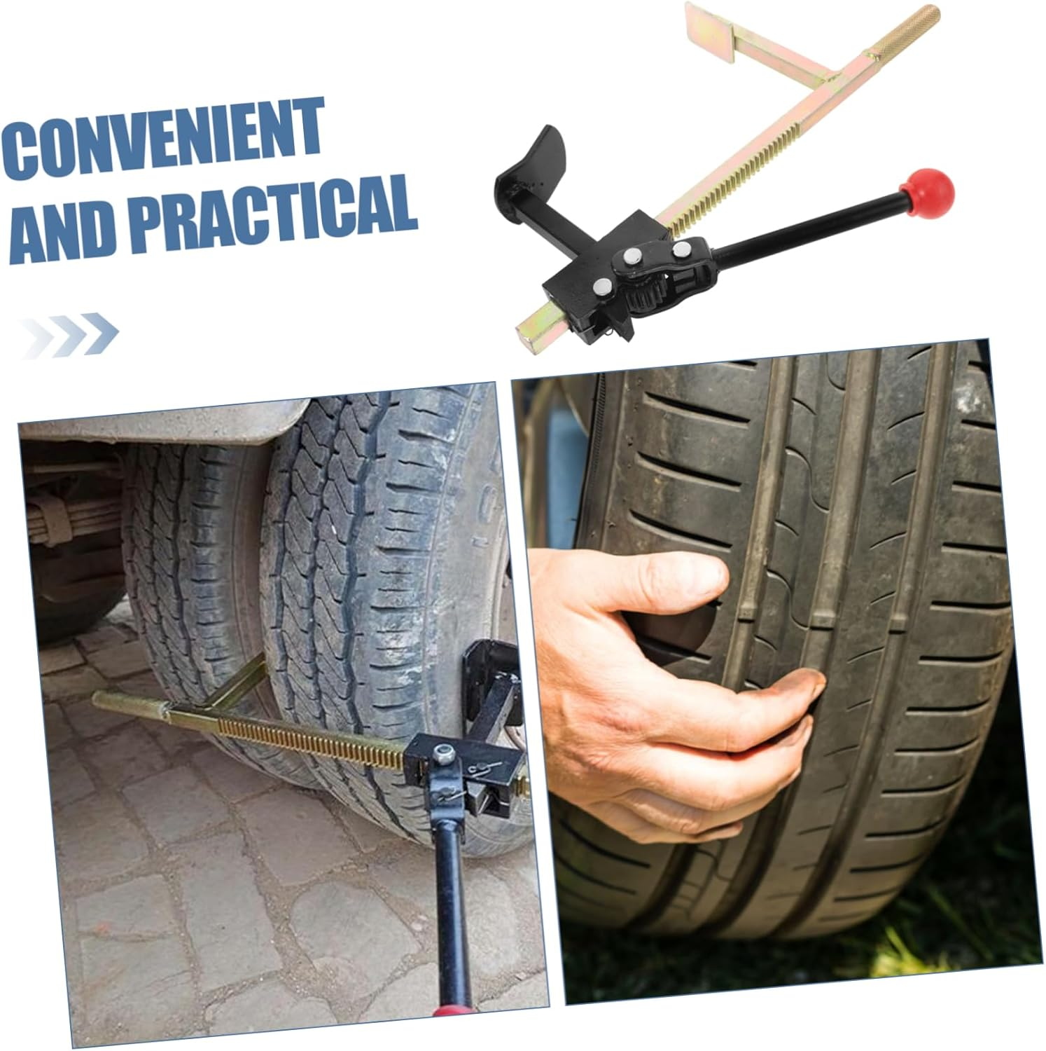 WEKADRIN Robust Tire Spreader for Truck Automotive Tyre Repair Expander Manual Hand Expander Tool Easy Tire Changing image number 2