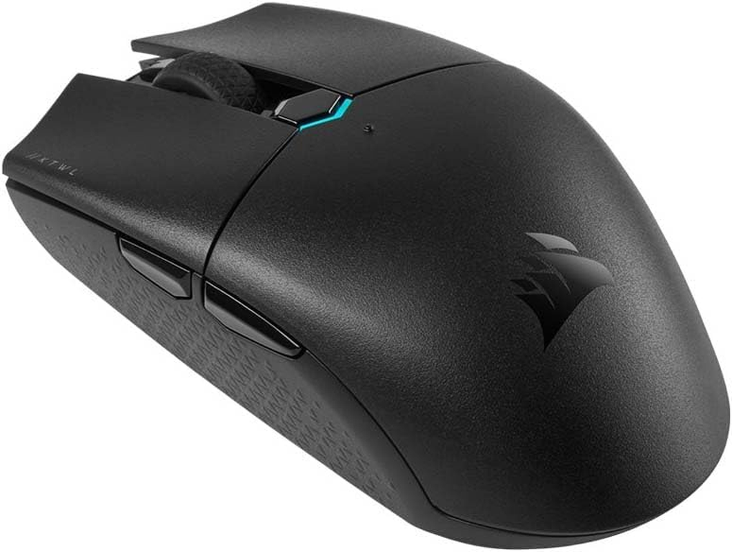 CORSAIR KATAR PRO WIRELESS Gaming Mouse (10,000 DPI Optical Sensor, Lightweight Symmetric Shape, Sub-1Ms Slipstream Wireless Technology, up to 135 Hours Battery Life, Six Programmable Buttons) Black image number 1