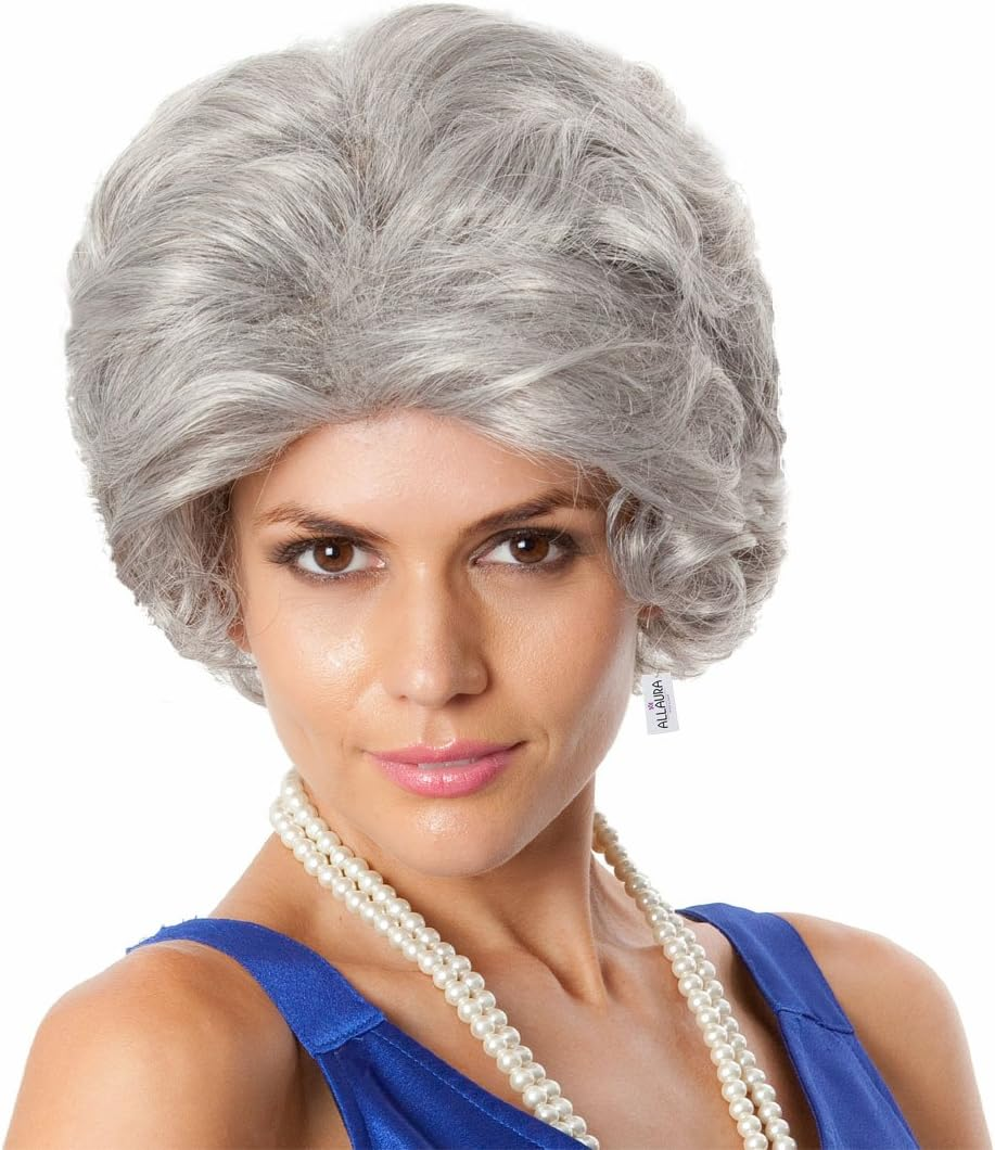 ALLAURA 80'S Rock Diva Tina Turner Costume Wig