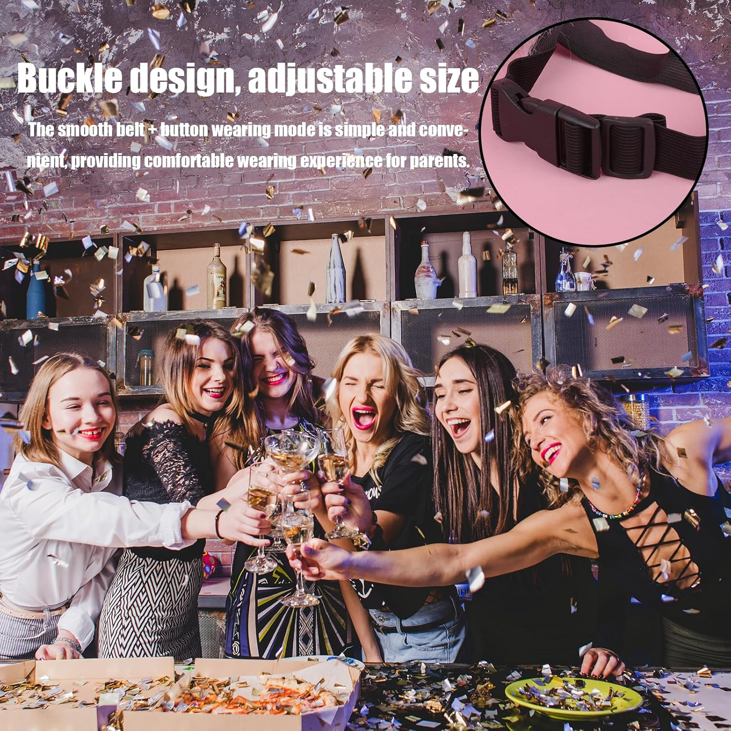 Handmade Cat Ears and Wolf Fox Animal Tail Cosplay Costume Faux Fur Hair Clip Headdress Halloween Leather Neck Chocker Set - Black White image number 4