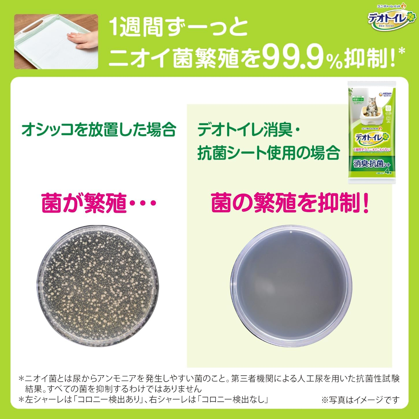 Deo Toilet Deodorizing and Antibacterial Sheet, Natural Garden Scent, 21 Sheets (System Toilet Seat for Cats), System Toilet for Cats (Amazon.Co.Jp Exclusive)