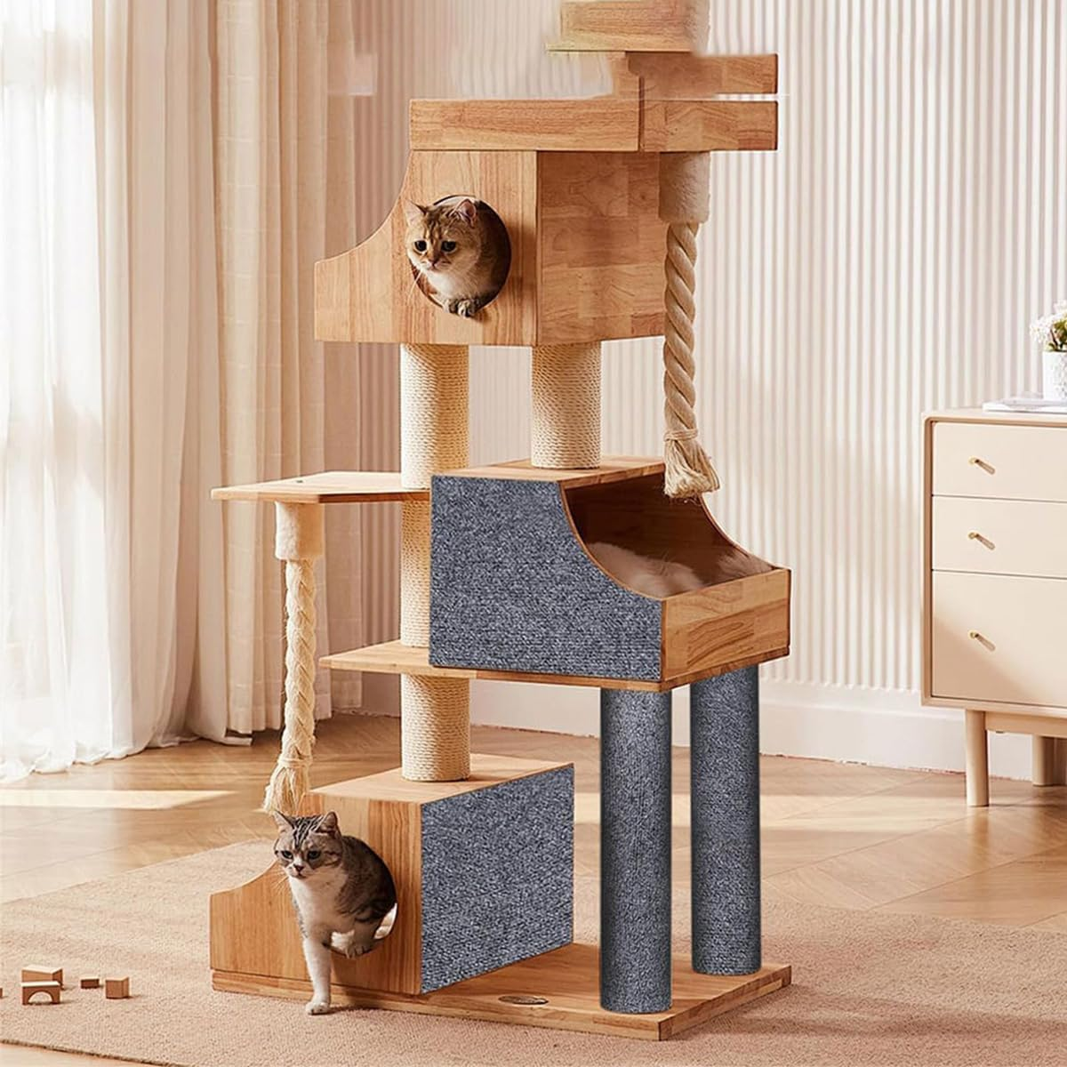 Self-Adhesive Scratching Mat, Cats, Scratching Boards Cat Wall Cat Scratching Boards, DIY Cut to Size, Cat Scratching Mat, Cat Sofa, Cat Wall 30 X 100 Cm, Climbing Cat Scratcher (Dark Grey)