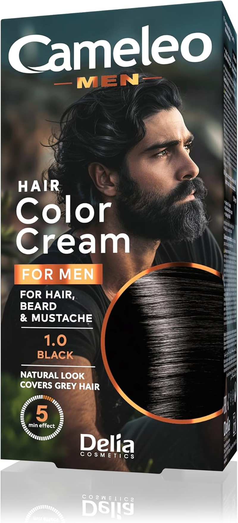 Cameleo for Men - Permanent Hair Dye, Hair Dye, Light Brown Colour for Hair, Beard & Moustache, Colour Effect in 5 Minutes, Cover Grey Hair, Ammonia Free, 30 Ml - Hellbraun image number 3