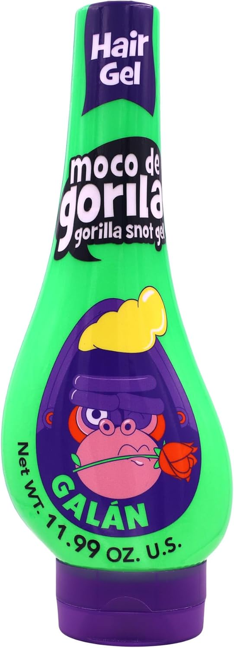 Moco De Gorila Galan Hair Styling Gel, Reactivatable with Water, Long-Lasting Hold, 3-Pack of 11.99 Oz Each, 3 Squeezable Bottles image number 6