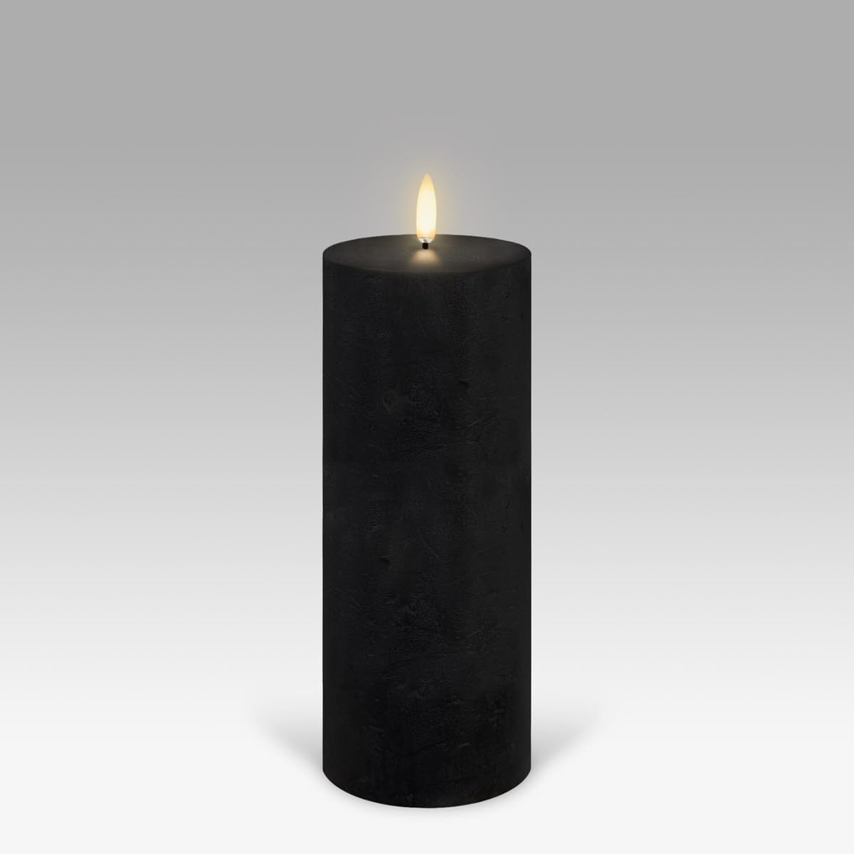 Uyuni Lighting Pillar Flameless Candle 7.8 X 20.3 Cm - Forest Black FB-C78020
