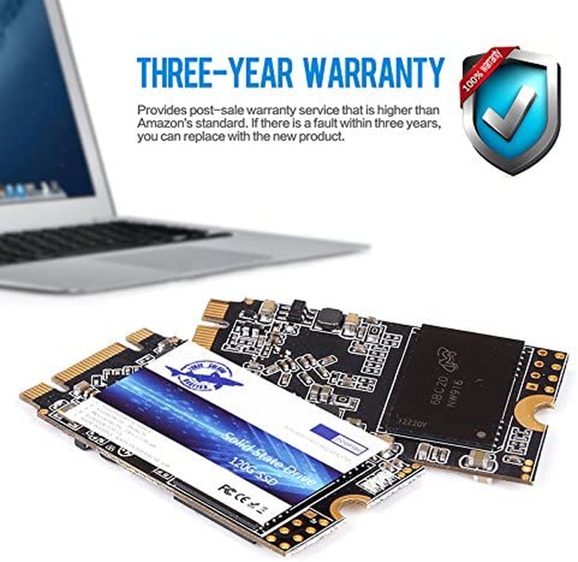 Dogfish M.2 2242 SSD 120GB Internal Solid State Drive Laptop Hard Drive (M.2 2242 120GB) image number 3