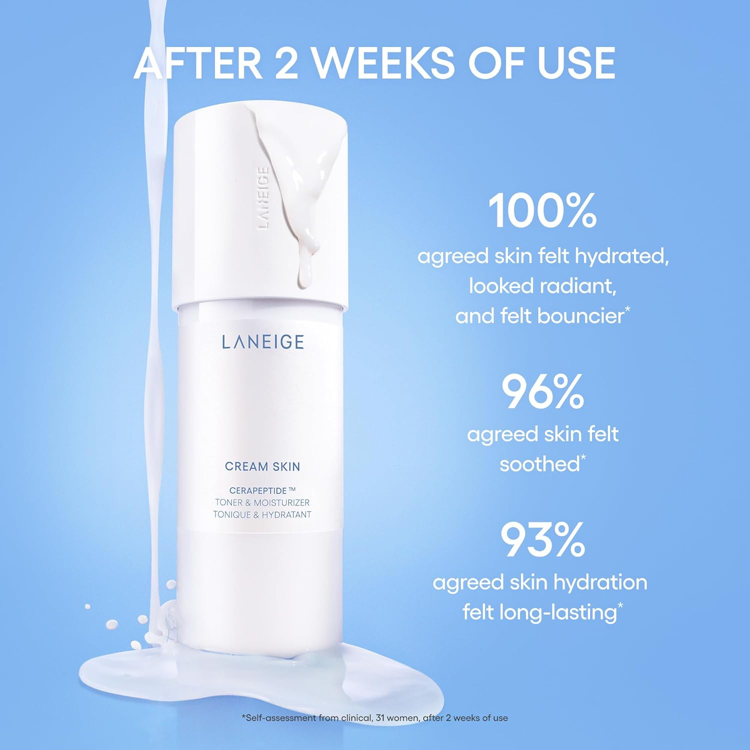 LANEIGE Cream Skin Toner & Moisturizer 2-In-1 image number 5
