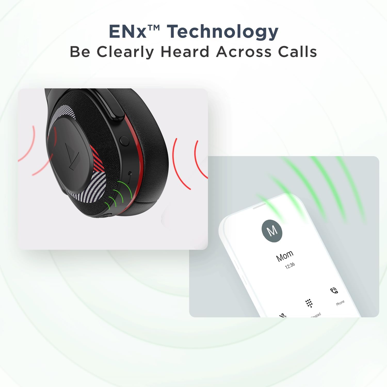 Boat Rockerz 425 Bluetooth Wireless on Ear Headphones Signature Sound, Enx Tech, ASAP Charge, 25H Playtime, Bluetooth V5.2, Dual Pairing with Mic(Fiery Red)