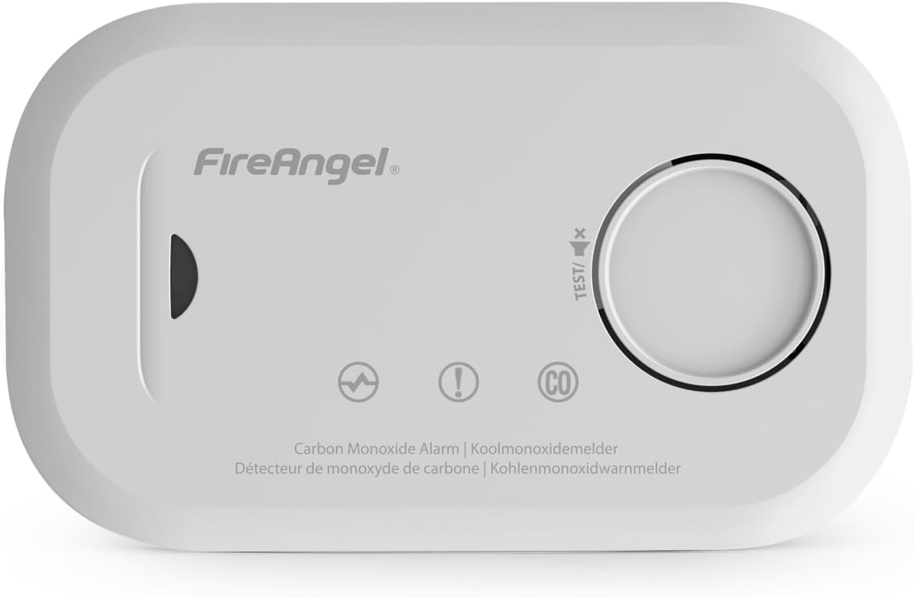 Fireangel FA6813-EUX10 FA6813 Carbon Monoxide Detector & Alarm with Replaceable Batteries image number 3