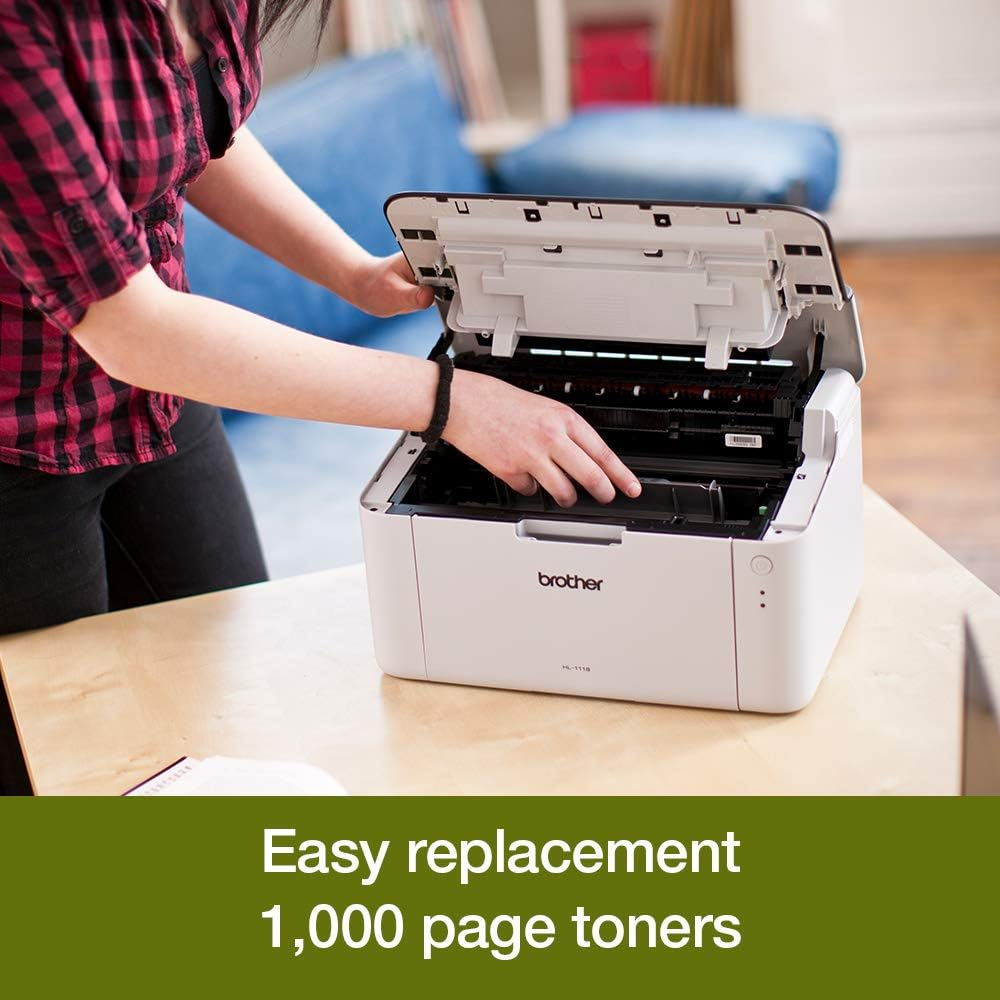 Brother HL-1110 Mono Laser Printer - Single Function, USB 2.0, Compact, A4 Printer image number 1