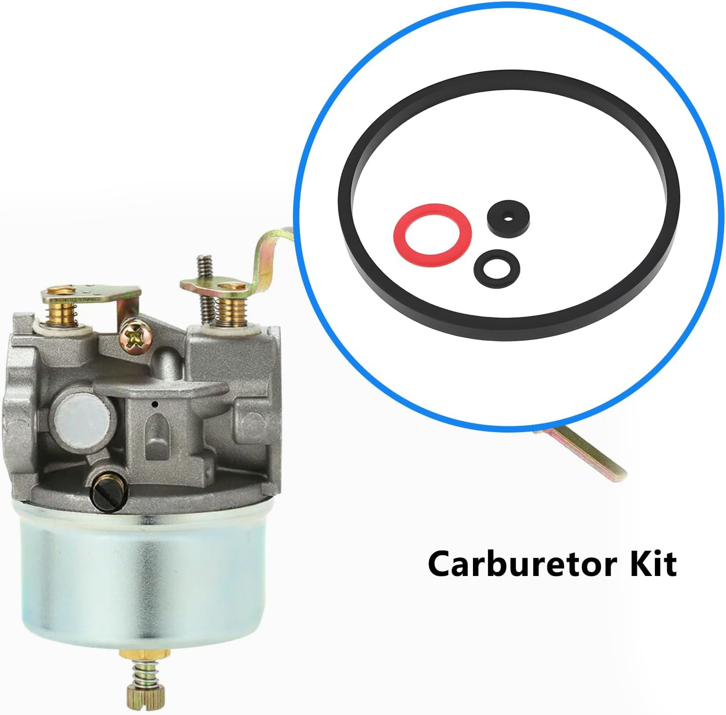 Ecsing Carburetor Rebuild Kit Compatible with Tecumseh H25-H70 HH40-HH70 Engines
