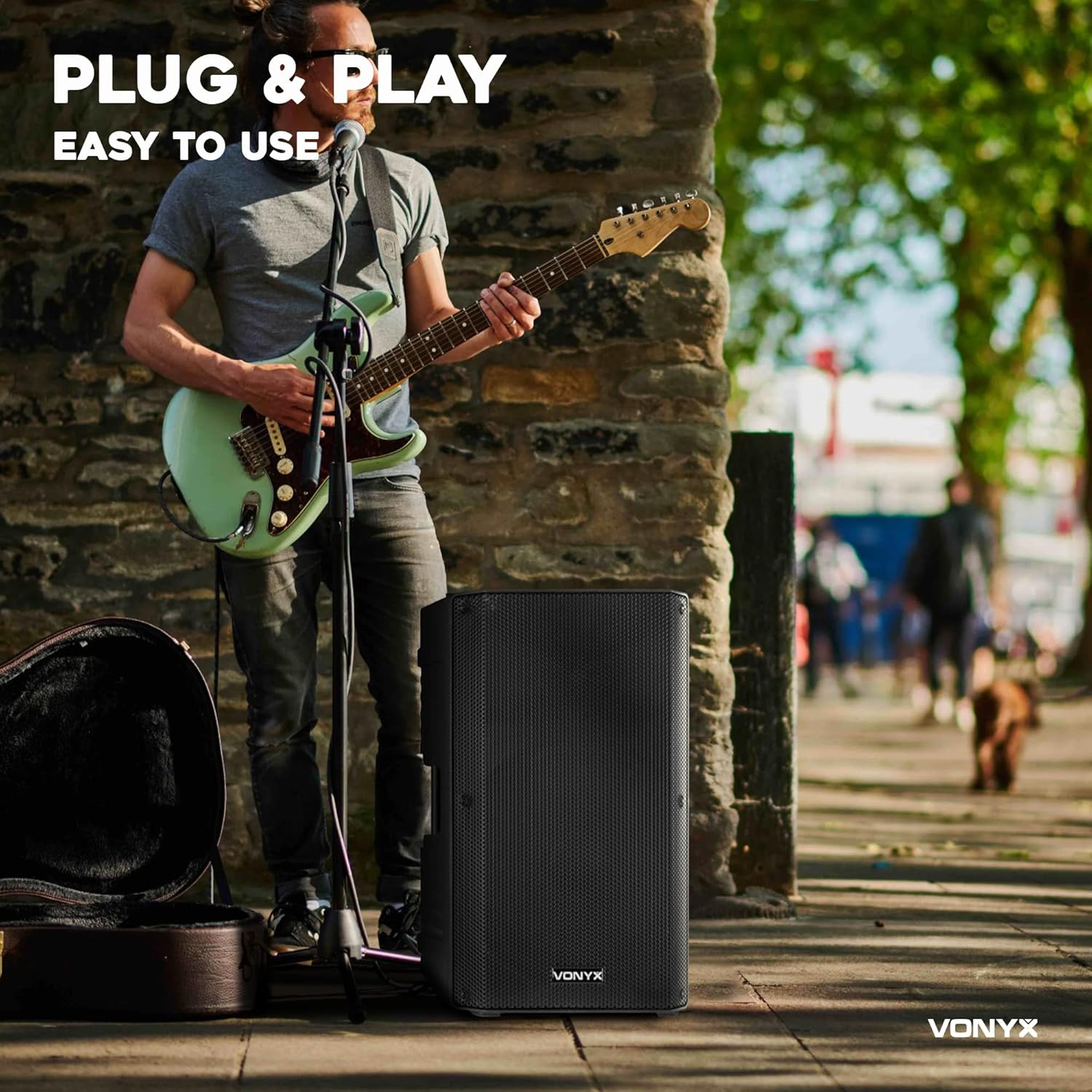 Vonyx VSA700-PA 15&Prime; Portable PA Speaker with Wireless Mics image number 6