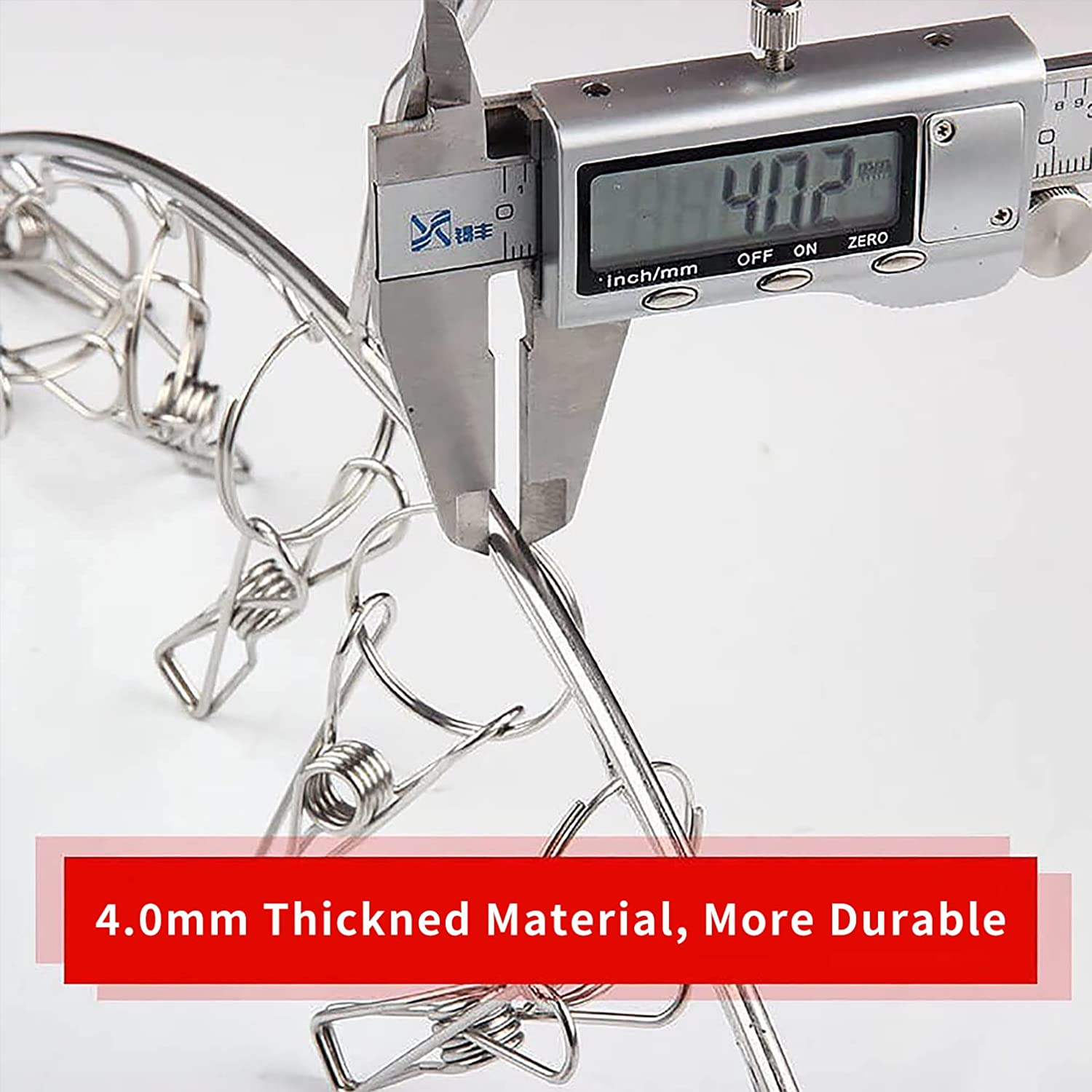 DAWNTREES Stainless Steel Clothes Drying Rack with 30 Clothespin Pegs,2 Pack,Sock Underwear Hanger,Socks Drying Hanger