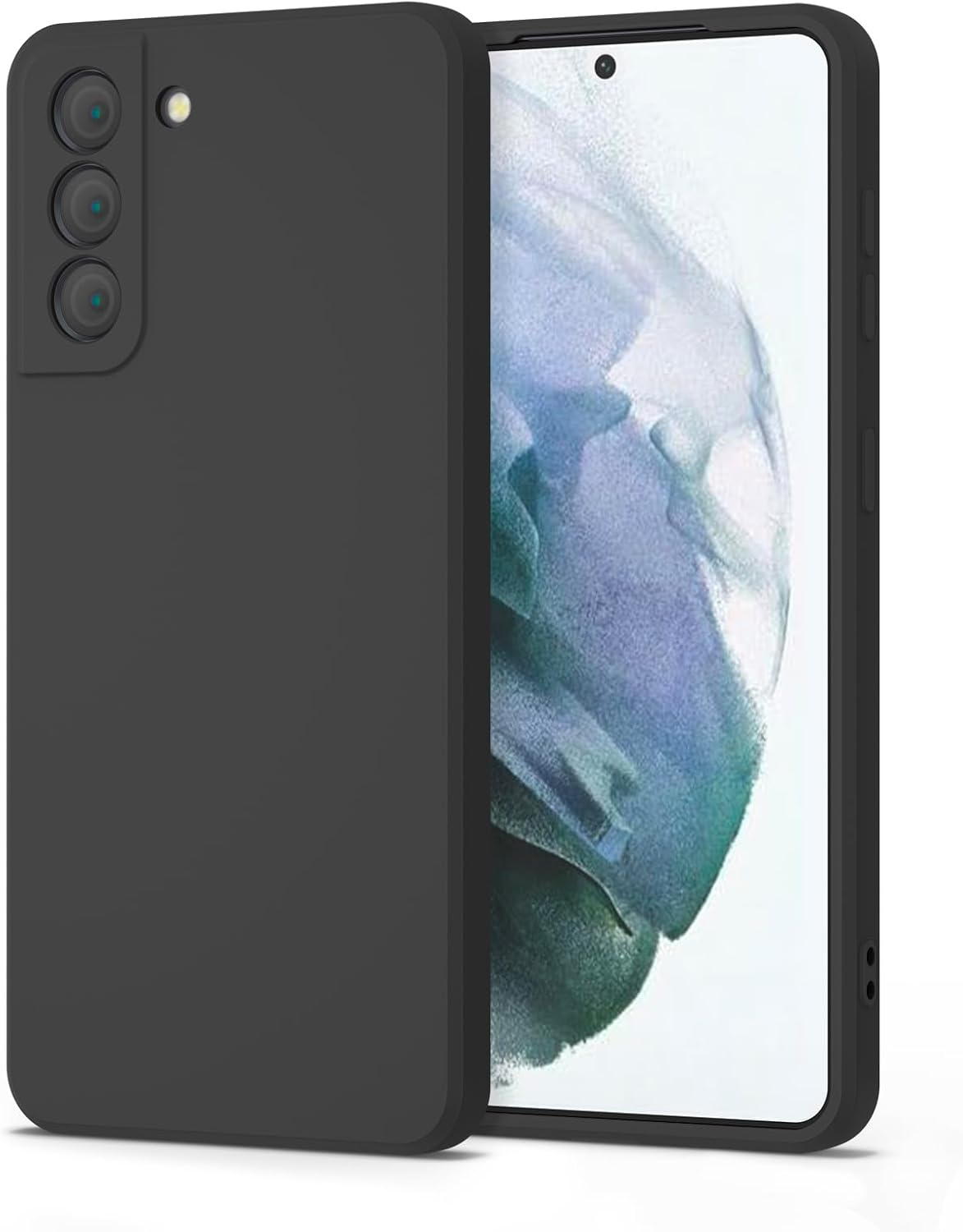 Silicone Case for Samsung Galaxy S21 Case, Silky-Soft Touch Gel Rubber Cover, Full Protective Case, Full Protective Case, Shockproof Anti-Scratch Case Cover for Samsung Galaxy S21 5G Case 6.2-Inch