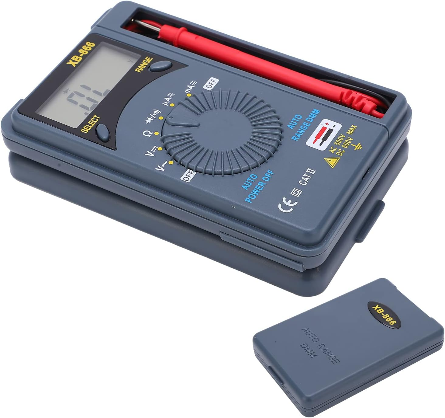 Voltage Tester, Pocket Small Size and Lightweight High Accuracy Multimeter for Measuring Voltage Resistance Current for Automotive image number 1