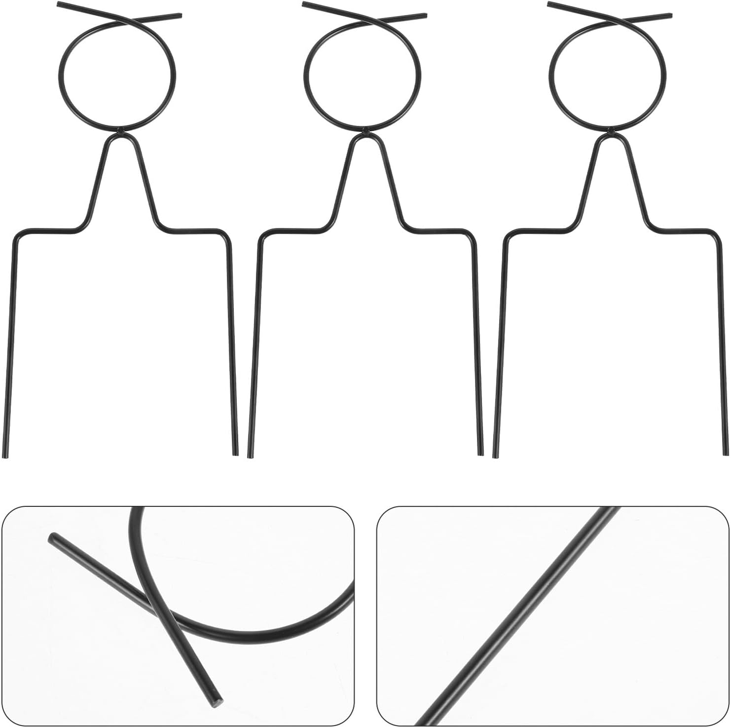 CIYODO 5Pcs Metal Garden Hose Guide Spike Heavy Duty Water Hose Guide Stakes for Lawn and Gardening Supplies