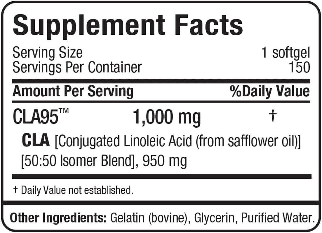 Allmax Nutrition - CLA 95-150 Softgels image number 1