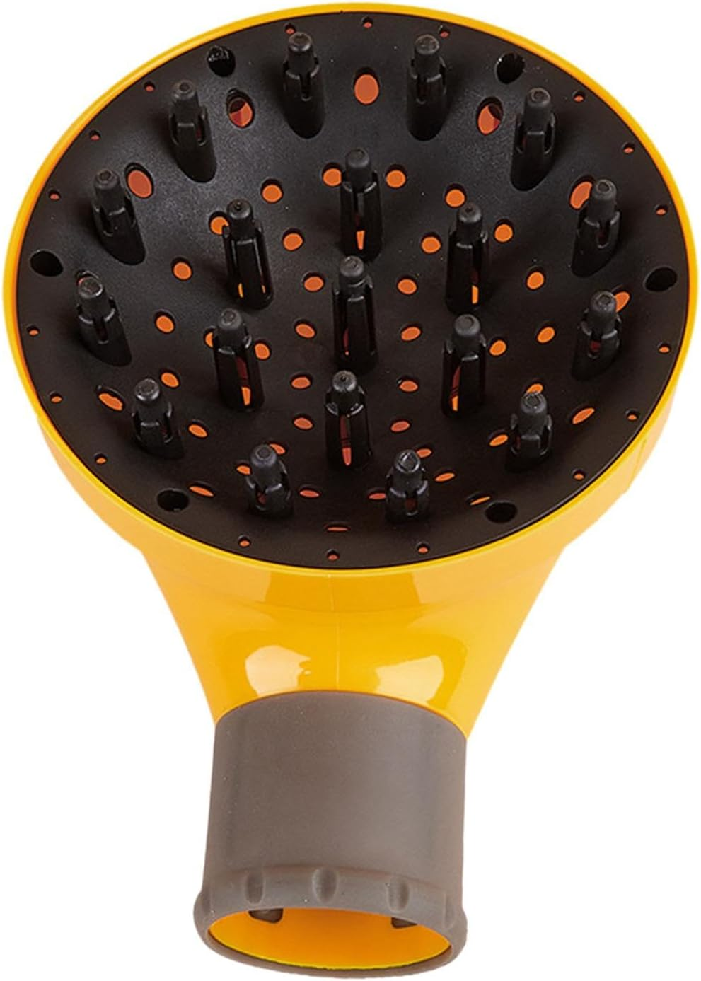 TENOL Dryer Diffuser Hairs Blower Dryer Diffuser Easy to Attach Salon Tool, Yellow