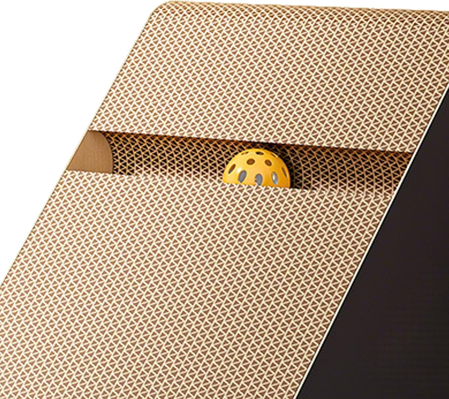 Yuksok Cat Scratcher Board Sofa Protection Training Corrugated Paper Triangle Pet Toy Grind Claws Scratching Pad Claw Scratching Toy, M image number 5