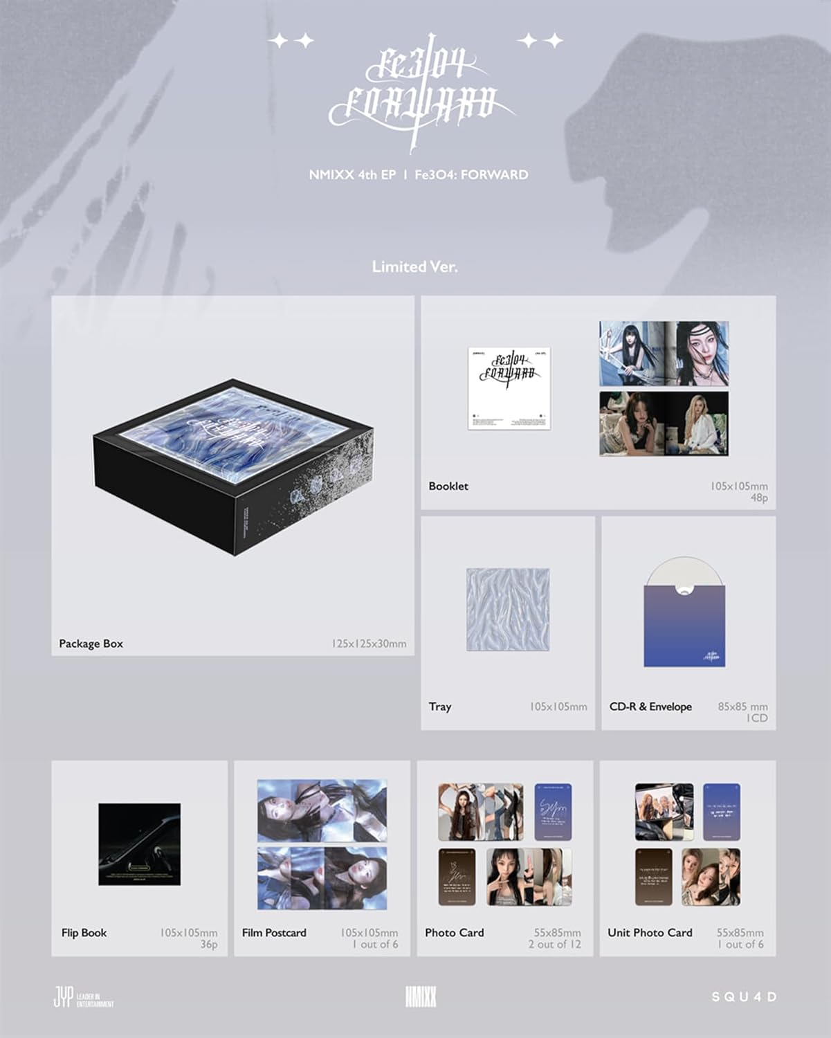 NMIXX Fe3O4 Forward 4Th EP Album with Tracking Sealed Fe304 (Limited Version) image number 2