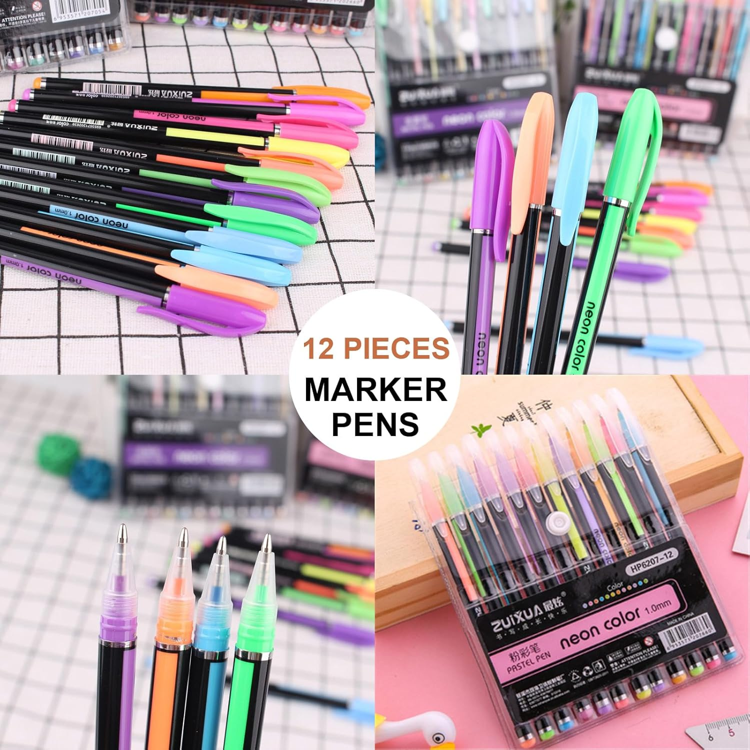 2 Pack Scrapbook Photo Album, 230Gsm Black Square Scrap Book with Colored Pencil and Corner Sticker - Ideal for Kids Adullts Baby Scrapbooking Arts Crafts Travel Adventure Couples DIY - Black image number 5