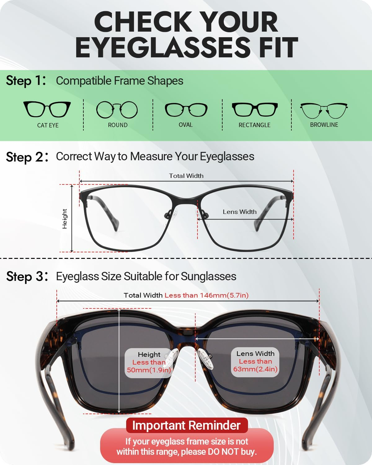 Meeloog Large Polarized Fit over Glasses Sunglasses for Women Men, Oversized Trendy Square Shades for Driving Riding MST0110 image number 4