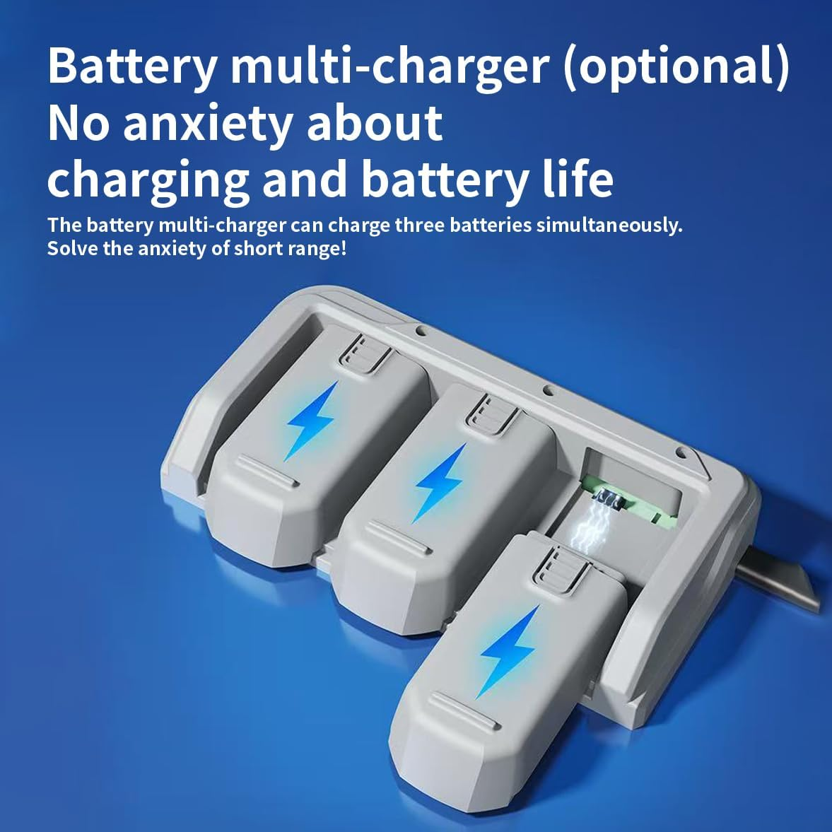 ANDCROWD Foldable Drone, Remote Control with 4.3-Inch Screen Display, Automatic Obstacle Avoidance, Includes 3 Spare Batteries image number 1