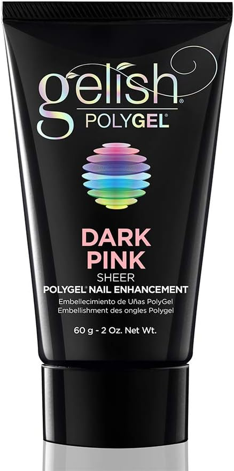 Gelish Polygel Brand Nail Enhancement, Acrylic Nails, Nail Tips for Acrylic Nails, Acrylic Nail Tips, Dark Pink, 2 Oz
